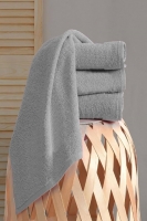 El Yüz Havlu Takımı Pamuklu Düz Renk Dörtlü